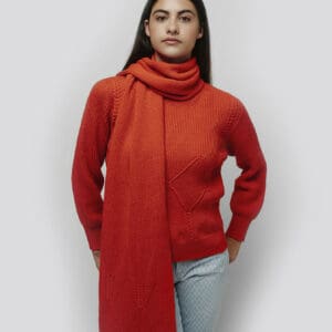 Echarpe Pinto - Coquelicot