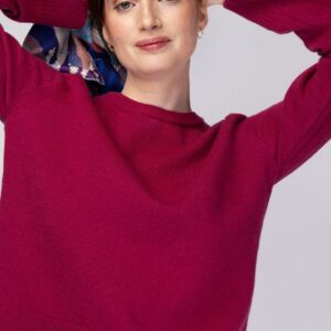 pull en laine bordeaux femme merinos made in france