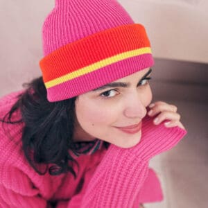 Bonnet multicolore Joe - Pitaya