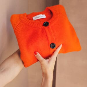 Cardigan Sarah - Coquelicot