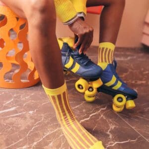Chaussettes made in France Jackie - Limoncello