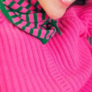 Foulard triangle Rita - Pitaya