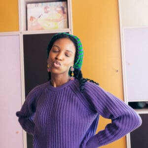 Pull chunky Vicky - Violette